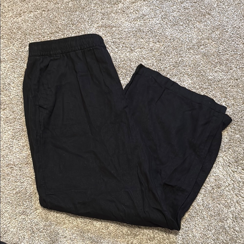 Black linen Pants